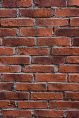 Brown brick texture with scratches and cracks