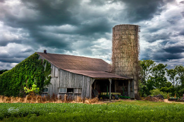 Obraz premium Old abandoned barn