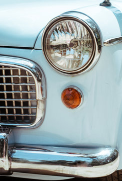 Detail of Blue Car