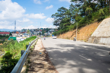 Obraz premium Landscape of the countryside of Dalat, Vietnam