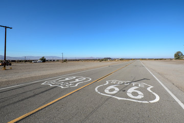 Entlang der Route 66, Amboy, Mojave-Wüste,, San Bernardino County,  CA