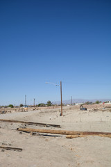 Salton Sea, Bombay Beach, Südkalifornien, CA, USA