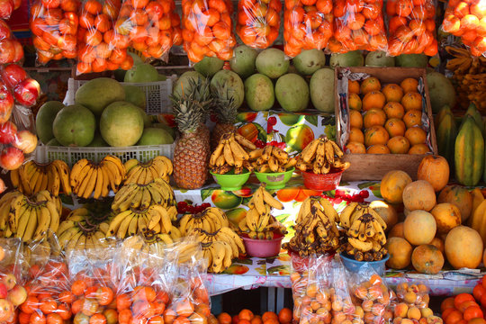 Colorful Fruit Market