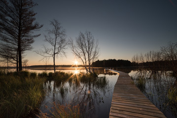 Sunrise Birch Lake