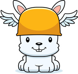 Cartoon Smiling Hermes Bunny