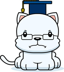 Cartoon Angry Teacher Kitten