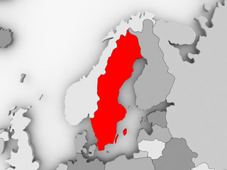 Map of Sweden