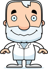 Cartoon Smiling Doctor Man