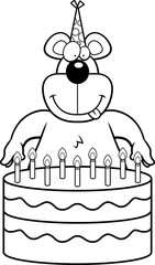 Cartoon Bear Birthday
