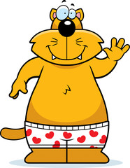 Cartoon Cat Boxers
