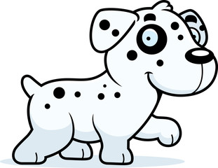 Cartoon Dalmatian Walking