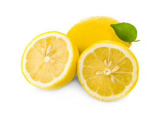 lemon isolated on white background