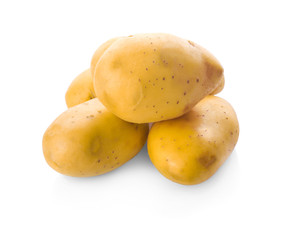 potato isolated on white background