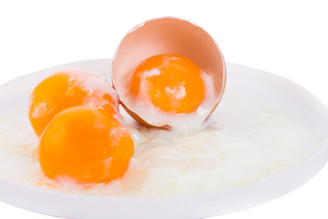 Eggs boiled in hot springs in thailand