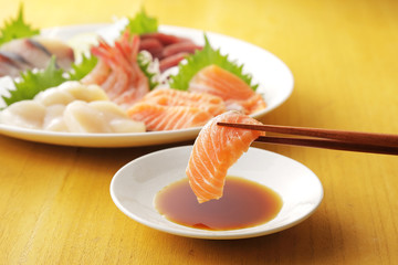 刺身　Japanese sashimi