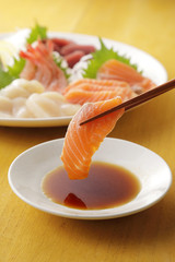 刺身　Japanese sashimi