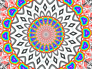 Psychedelic Silver Star