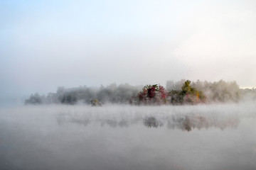 Fototapeta premium Foggy Fall