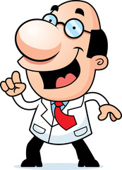 Cartoon Scientist Idea