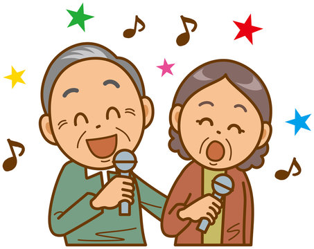 カラオケ　シニア　男女