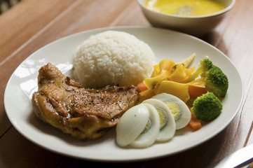 rosemary chicken leg rice