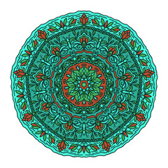 Flower Mandalas. Vintage decorative elements. Oriental pattern, vector illustration. Islam, Arabic, Indian turkish pakistan chinese ottoman