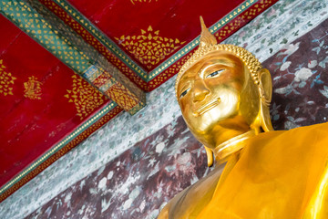 Buddha statue at Wat Suthat, Bangkok