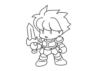 ファイターの塗り絵