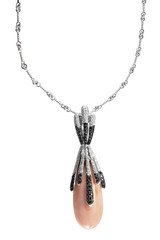 Fototapeta premium chain, necklece, bracelet, bangles with diamond and sapphire