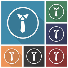 Button - Set - Schatten - Krawatte