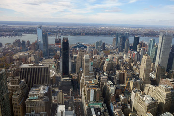 Skyline New York City Manhattan USA US Sky