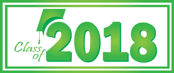Class of 2018 Banner Green