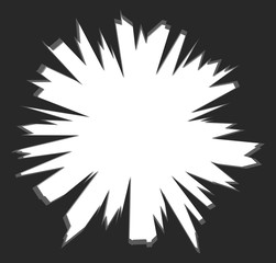 Teared hole with transparent background