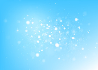 Blue bokeh abstract background. Vector illustration