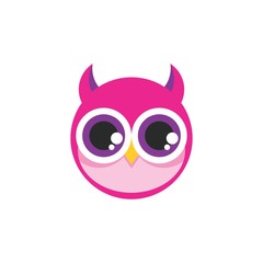 pink owl logo
