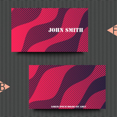 Abstract background with geometric pattern. Business card template with abstract background. Eps10 Vector illustration