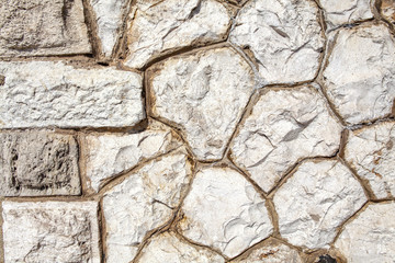 Pattern of stone wall decorative surfaces