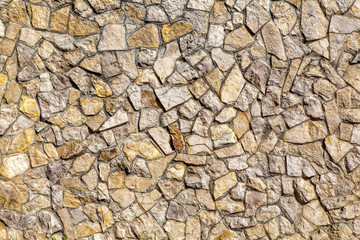 Pattern of stone wall decorative surfaces
