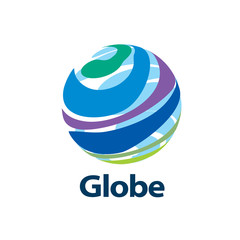vector logo globe