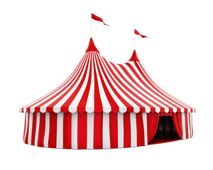 Circus Tent Isolated