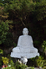 The Buddha statue around Marble Mountains of Danang, Vietnam