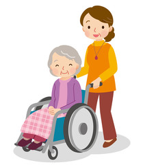 親の介護　家族