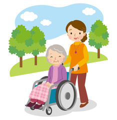 親の介護　家族