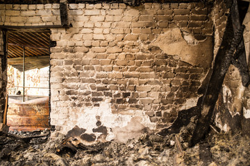 details of the burnt house in the country
