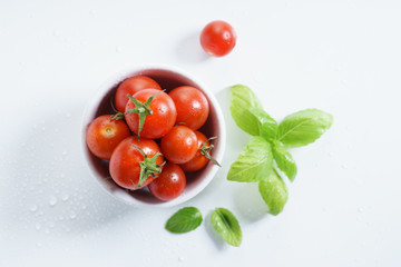 fresh tomatoes.