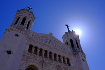 Basilique Notre-Dame de Fourvière, Lyon, France 