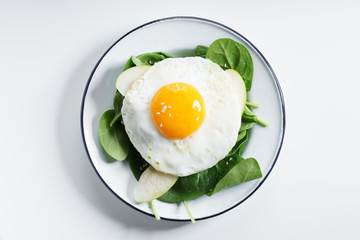 healthy green salad dish