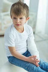 Fototapeta premium Child with an injury 