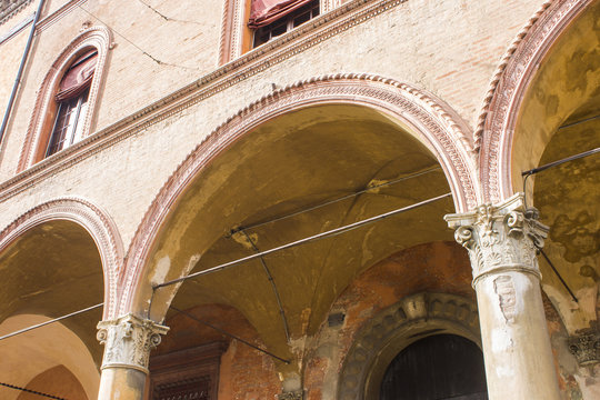The Porticoes of the medieval city of Bologna, Italy, part of the Unesco Tentative Lists for World Heritage Site.
