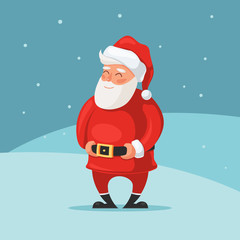 Cute Santa Claus card